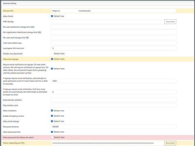 vaultwarden_gerenal_options