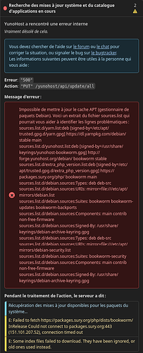 En moins de 24 heures - Mises à jour YunoHost Admin