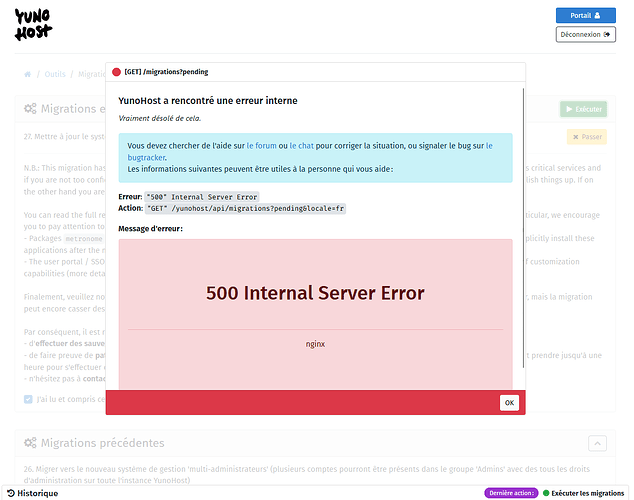 migration yunohost