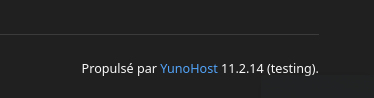 Yunohost Testing2