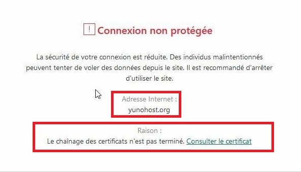 yunohost-certificate-chain